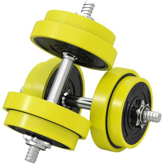 Flexible 20KG Adjustable Barbell & Dumbbell Home Gym Set