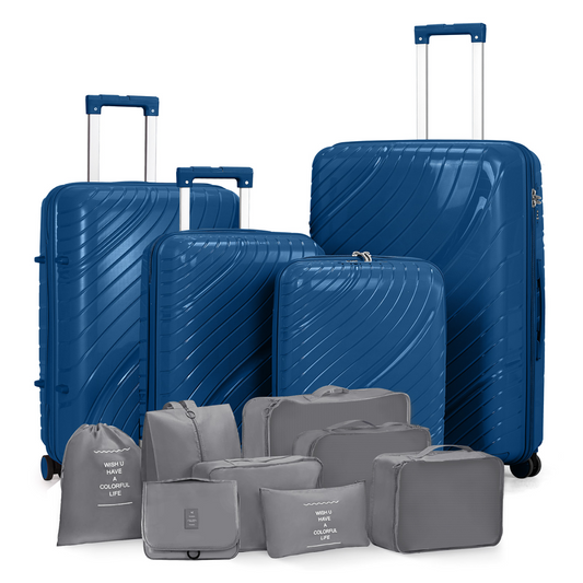 Ultimate 4-Piece Luggage Set: Stylish, Durable & Organized Travel Companion