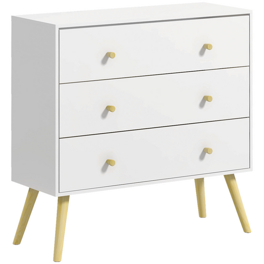 Elegant 3-Drawer Dresser - Stylish Storage Solution for Any Space