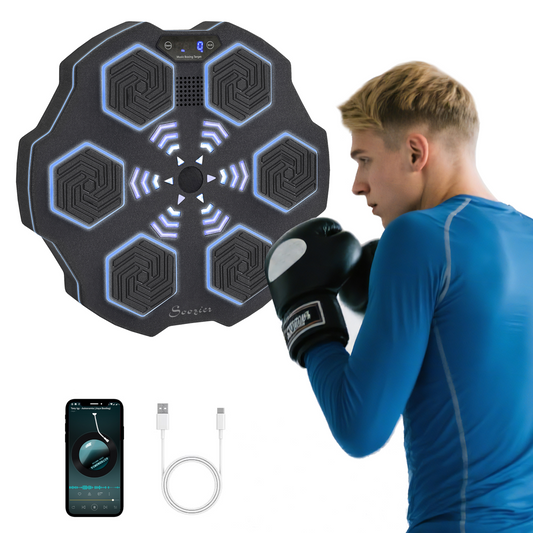 SPORTNOW Smart Boxing Machine: Bluetooth, LED Lights & 9 Speed Levels