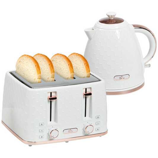 Chic 1.7L Kettle & Toaster Set: Stylish, Versatile, and Perfect for Entertaining