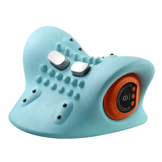 Multifunction EMS Electrotherapy Heating Cervical Ergonomic Acupressure Neck Pillow 