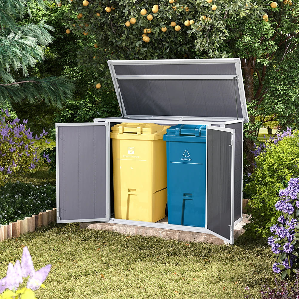 Garden Tool and Bicycle Storage Shed