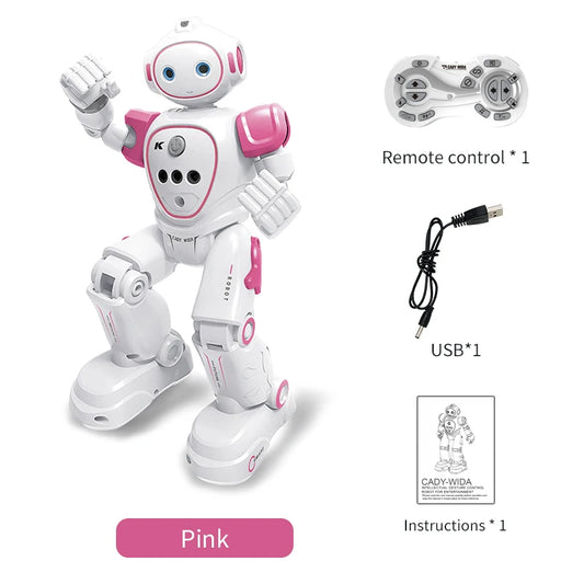 Smart Dancing Robot Toy with Remote Control - 2.4G Infrared Sensor, Music & Programming 