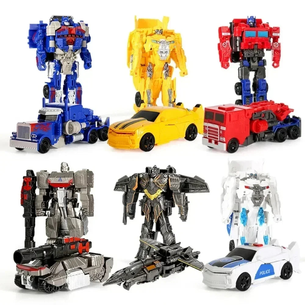 Transform Your Imagination with the One-Step Deformation Car Anime Robot Action Figure for Kids!