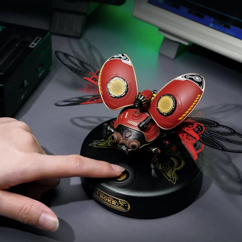 Rokr Scout Beetle MI02 - Easy Assembly 3D Metal Punk Style Puzzle for Boys and Adults - Perfect DIY Gift!