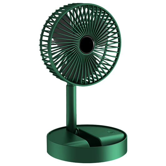 Desktop Foldable Fan 2000Mah Portable Household USB Rechargeable 3Speed Mute Fan Electric Adjustable Air Conditioner Cooling Fan