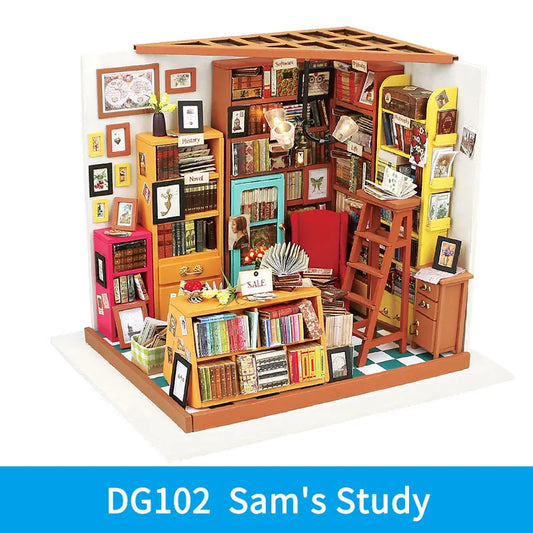 Enchanting DIY Wooden Miniature Dollhouse Kit - 1:24 Scale Handmade Model for All Ages