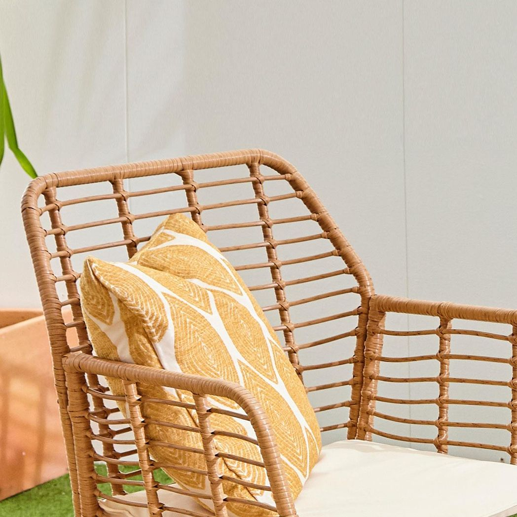 Neo Wicker 4-Piece Garden Sofa Set: Stylish Comfort for Outdoor Bliss