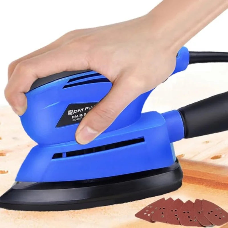 130W Detail Sander Handheld Electric Sander Palm Sander Mouse Sander Small Sanding Machine 
