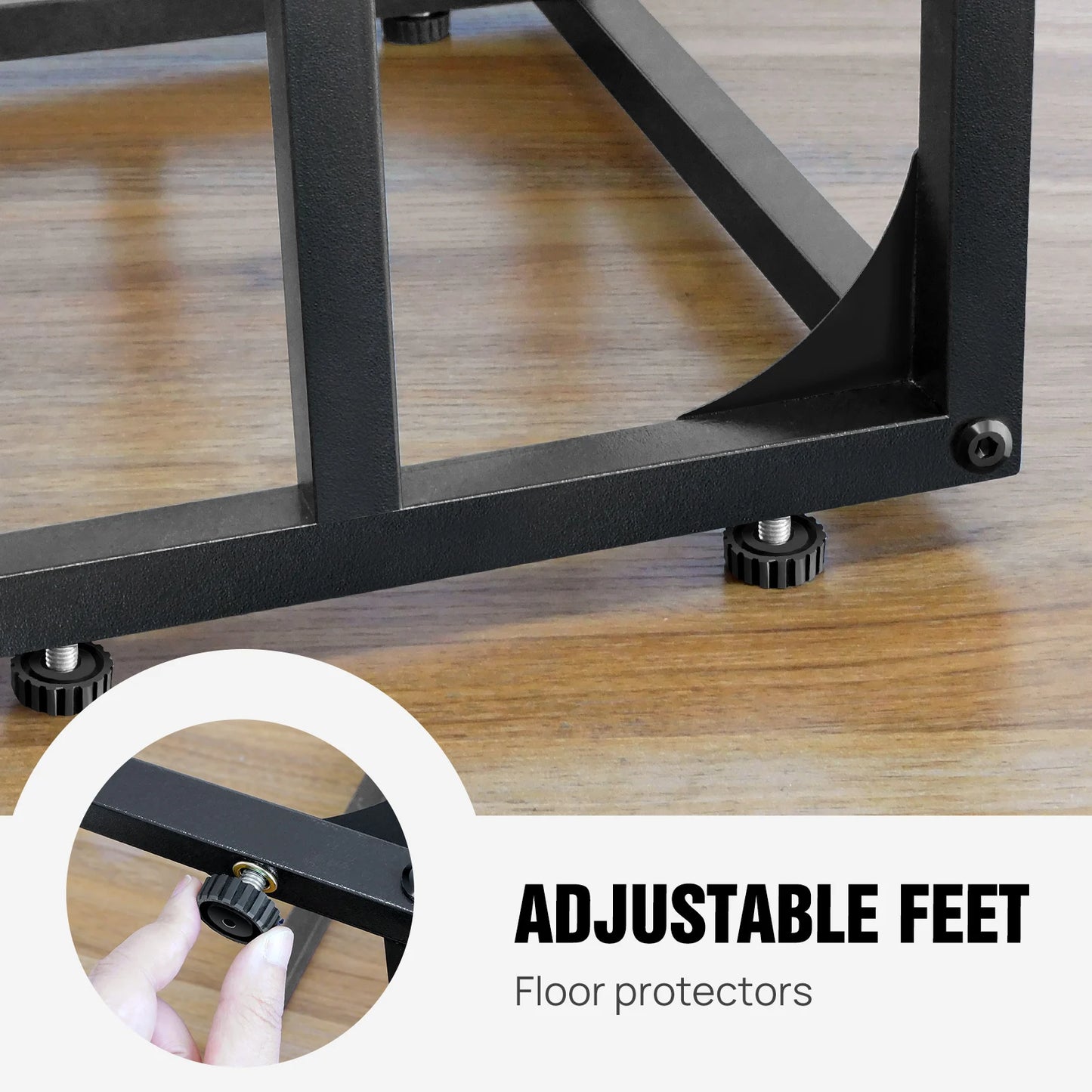 BRIEFNESS C-Shape Side Table Snack Table Bedside Table Sofa End Side Table Laptop Table Living Room Desk C-Shaped Workbench