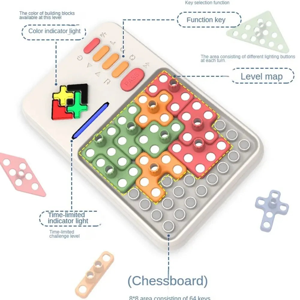 Ultimate Super Block Smart Jigsaw Game: 1000+ Engaging Brain Teaser Puzzles for Fun and Fidgeting - Perfect Gift for Kids!