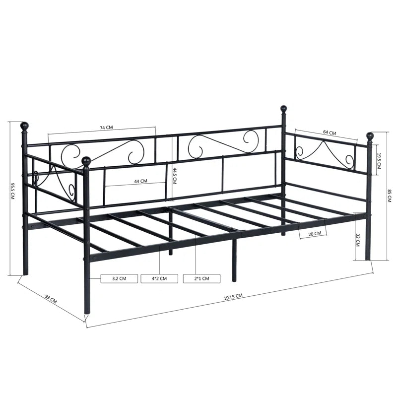 Isa Metal UK Single - DE 90 X 190 Cm Daybed