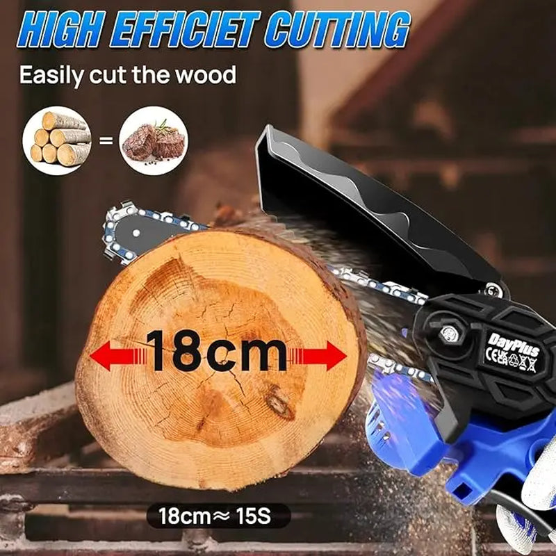 6-Inch Electric High-Power Chainsaw Sharpener for Wood Cutting and Tree Trimming
