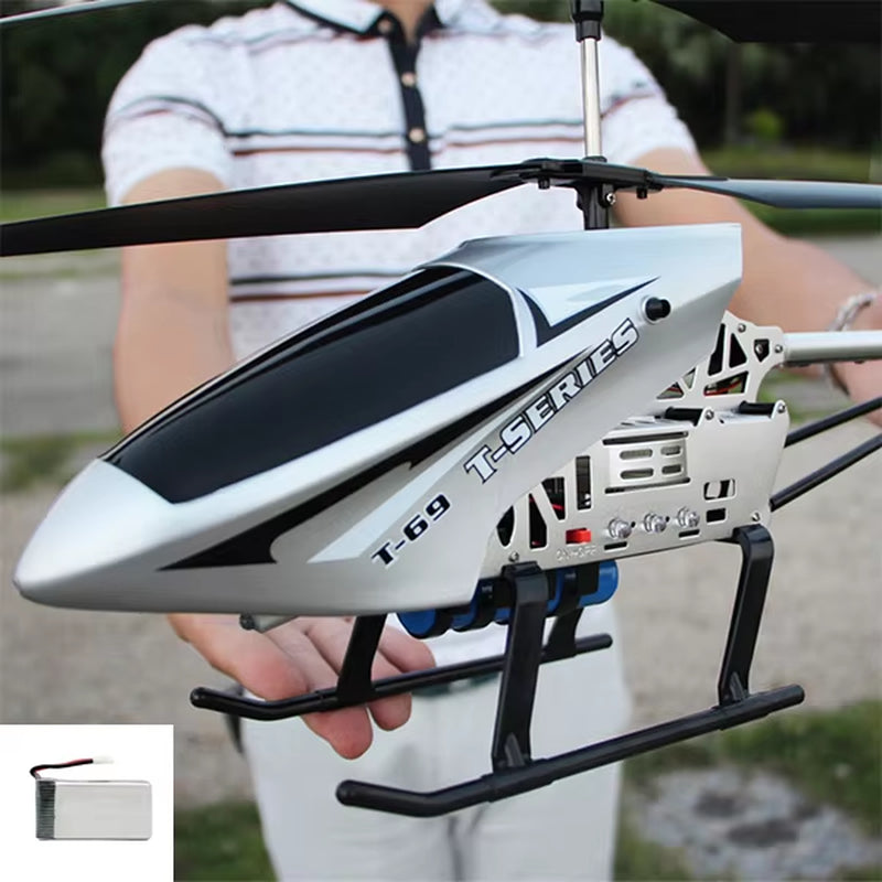 Extra Large 3.5CH RC Helicopter - Durable Remote Control Drone with Fast Charging