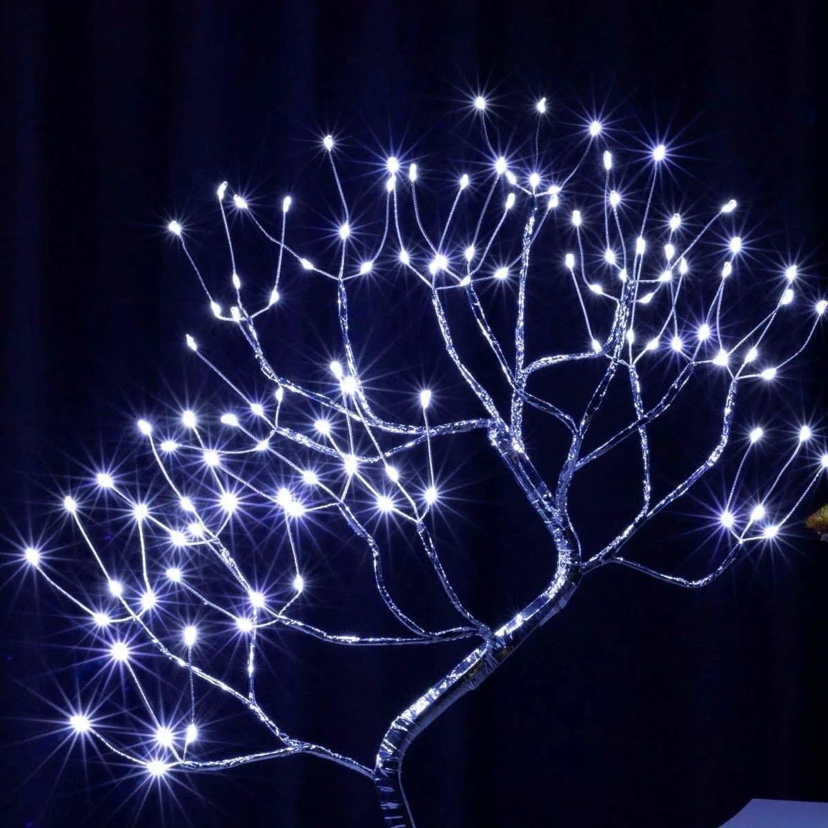50cm Twig Lamp With 108 LEDs - Warm White Cool White Multicolour Birch USB/Battery Operated Tabletop Bonsai Wire Tree