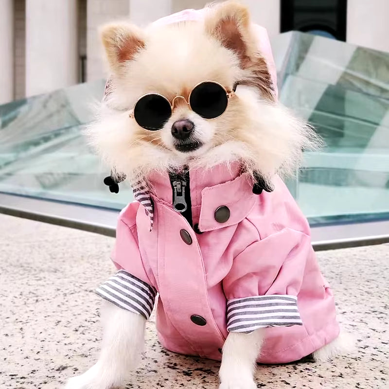 Ultimate Waterproof Dog Coat - Stylish Windproof Jacket & Raincoat with Sporty Hoodie for All Breeds!