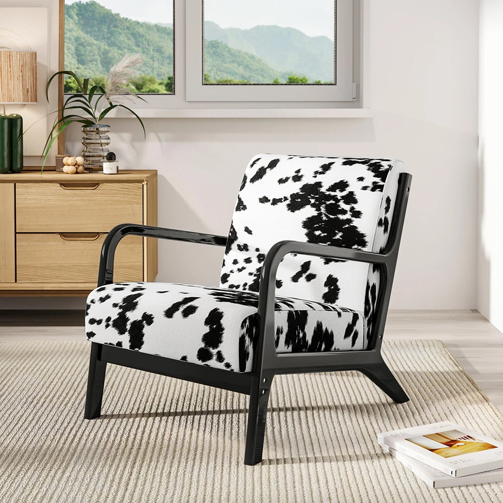 Velvet Upholstered Armchair Living Room Shoe Changing Stool Leisure Stool Furniture