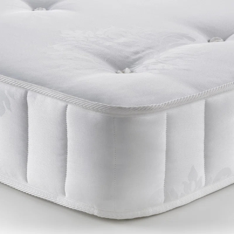 Mareike Upholstered Panel Bed with Mattress