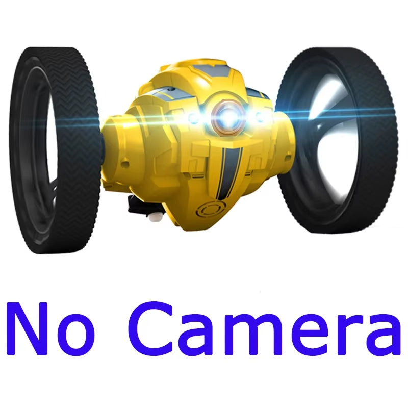 High-Speed WiFi Remote Control Jumping Car with 720P Camera & LED Lights - Ultimate Smart Stunt Toy for Christmas Fun!