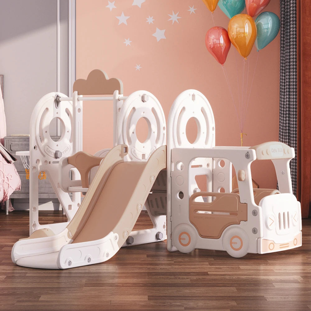 Kidkid 3-in-1 Toddler Swing and Slide Climber Playset - Perfect for Indoor & Outdoor Fun for Ages 3-6!