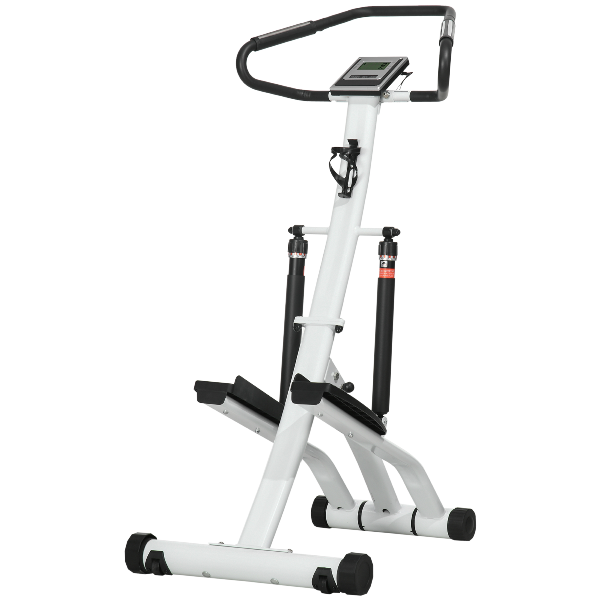 SPORTNOW Foldable Stepper: 12-Level Resistance, LCD Monitor, Ultimate Workout!