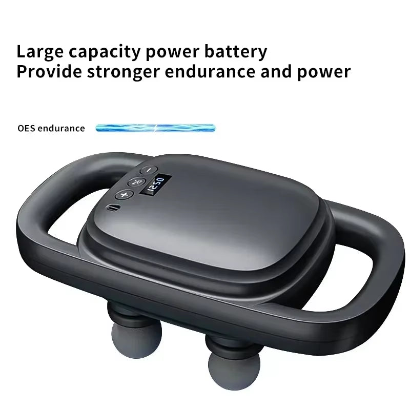 Ultimate 4-Head Wireless Handheld Fascia Massager for Instant Muscle Relief and Dynamic Therapy