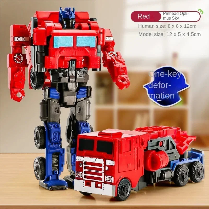 Transform Your Imagination with the One-Step Deformation Car Anime Robot Action Figure for Kids!