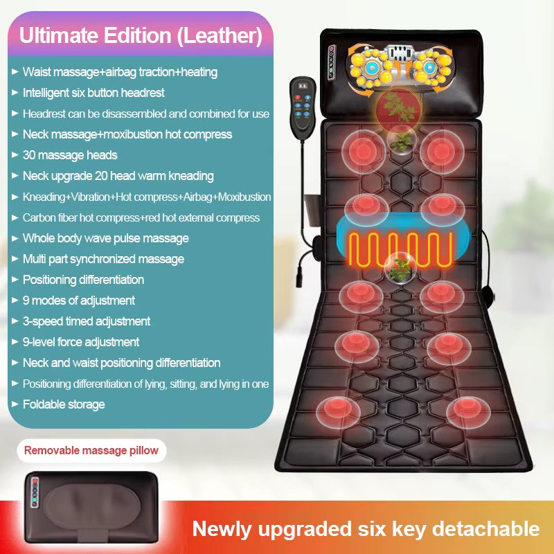 Ultimate Professional Massage Cushions for Cervical, Lumbar, and Back Relief - Experience Spa-Quality Relaxation at Home!