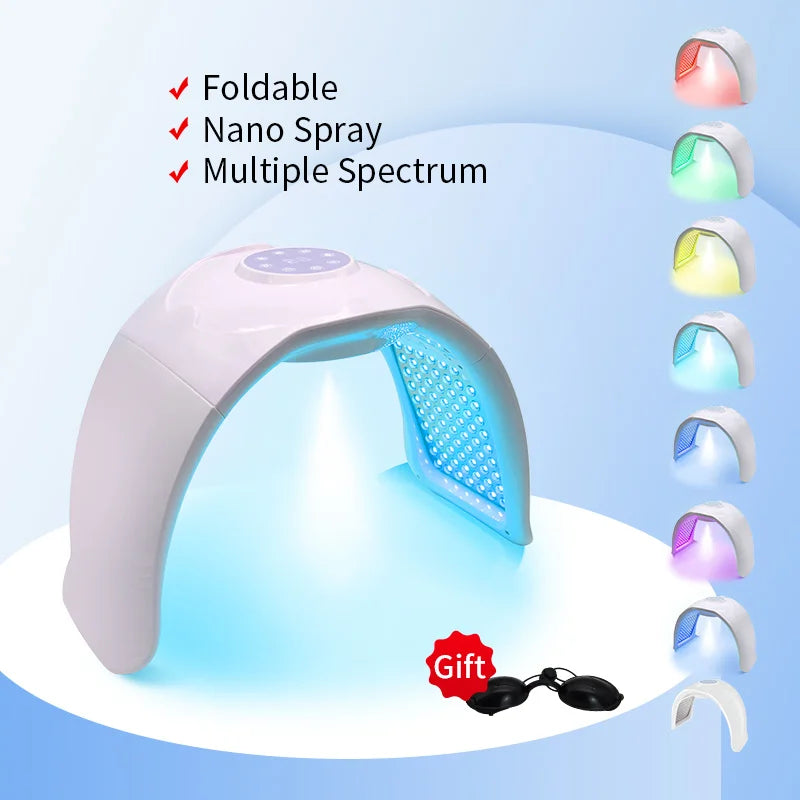 Revitalize Your Skin: PDT LED Facial Mask with 8 Color Photon Therapy for Lifting, Hydration, and Spa-Like Treatments