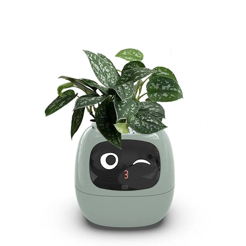 Transform Your Plant Care with Ivy Smart Planter: 49+ Engaging Expressions, 7 Smart Sensors, and AI Technology!