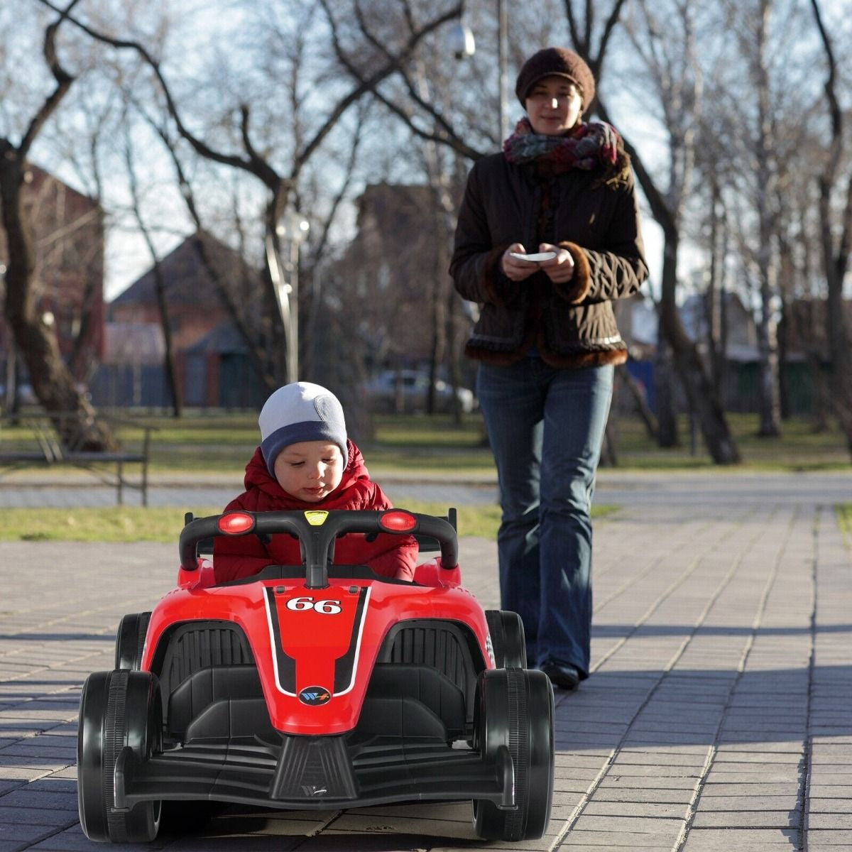 12V Battery Powered Kids Ride on Car with Remote Control and MP3 Music