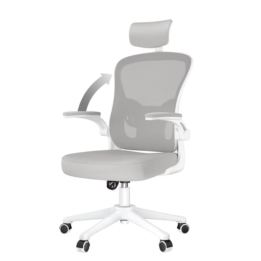 Ultimate Comfort Ergonomic High Back Executive Office Chair with Lumbar Support & 360° Swivel - Perfect for Work and Gaming!