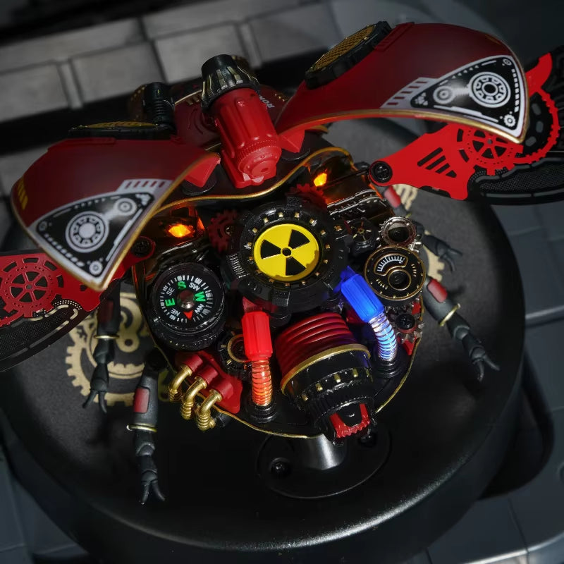 Rokr Scout Beetle MI02 - Easy Assembly 3D Metal Punk Style Puzzle for Boys and Adults - Perfect DIY Gift!