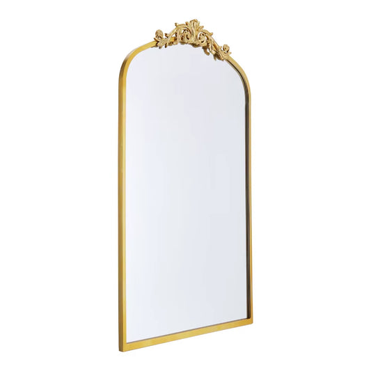 Vintage Gold Decorative Wall Mirror for the Living Room, Bedroom, or Hallway, 80 Cm W X 180 Cm D