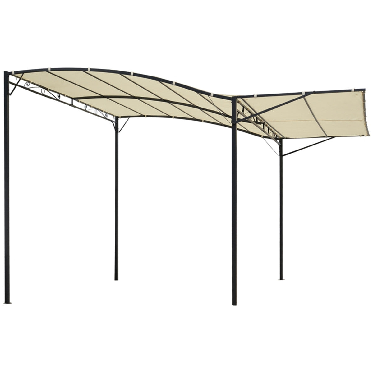Sturdy Patio Gazebo with UV-Resistant Canopy - Elegant & Durable