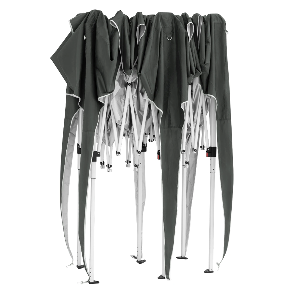 Durable 3x6m Grey Party Tent – Waterproof & UV-Resistant with Instant Setup