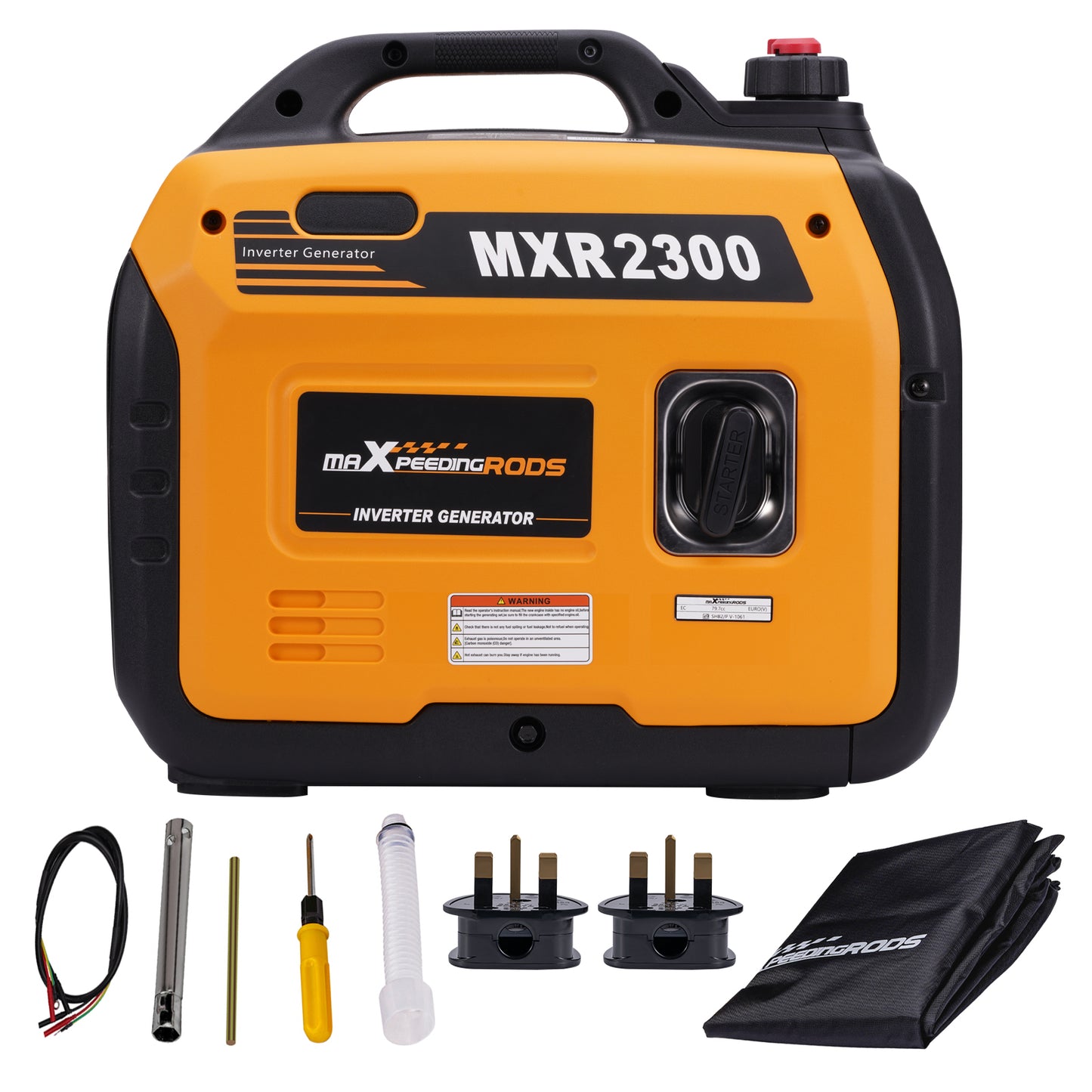 Inverter Generator Petrol Portable Quiet 2.3KW Suitcase 4 Stroke for Camping RV