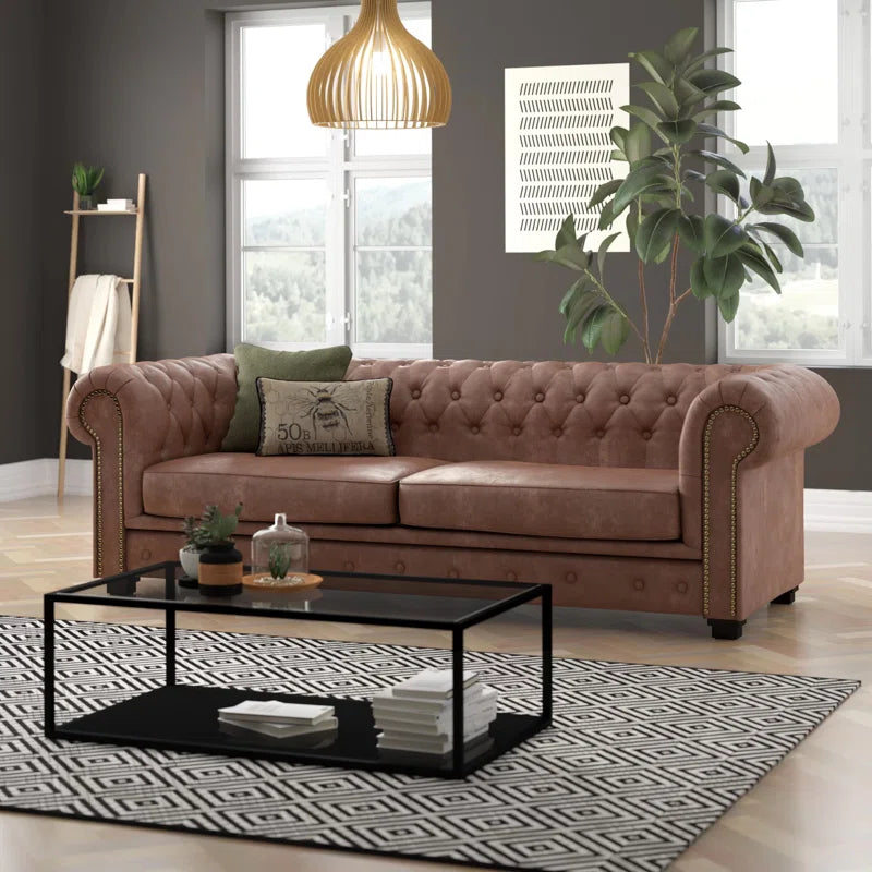 Haverly 3 Seater Chesterfield Fold Out Sofa Bed
