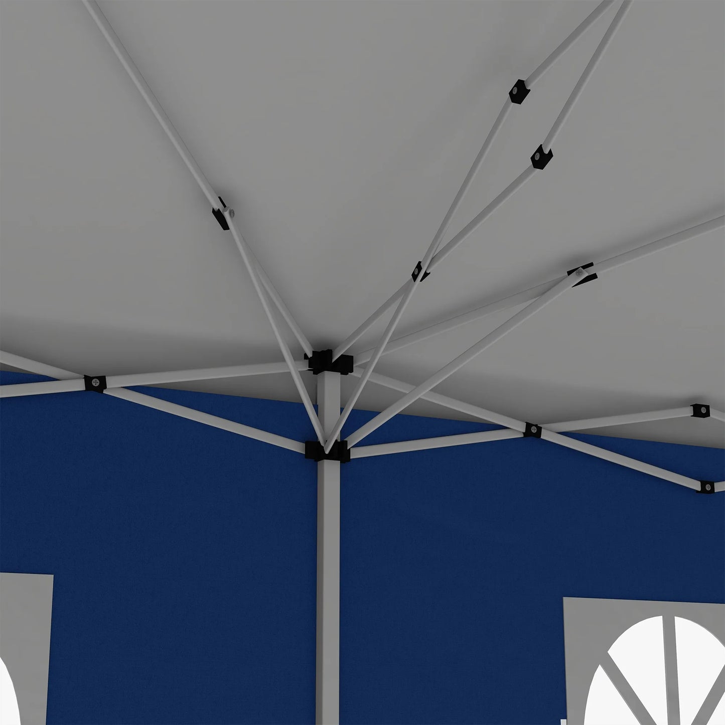 3 X 6 M Pop up Gazebo with Sides and Windows, Height Wedding Camping Party Tent Canopy Marquee with Storage Bag