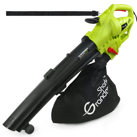3000W 3 In 1 Leaf Blower, Garden Leaves Vacuum Cleaner