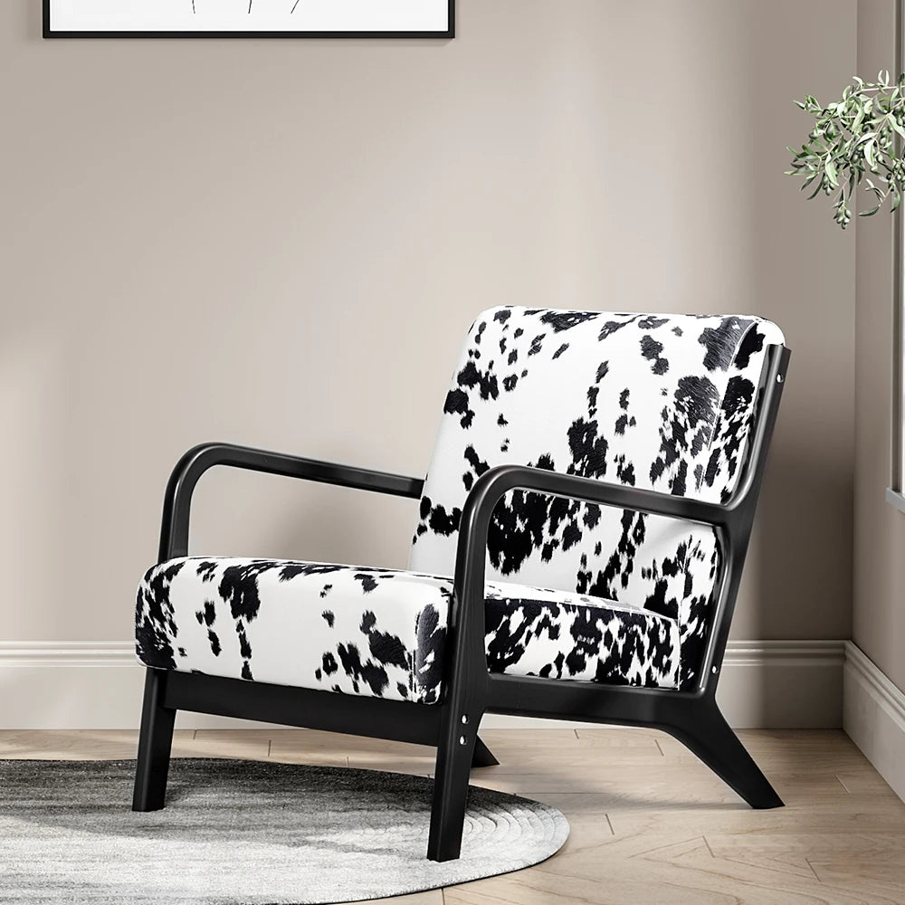 Velvet Upholstered Armchair Living Room Shoe Changing Stool Leisure Stool Furniture