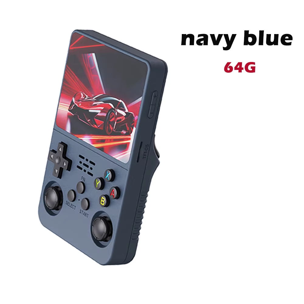 Ultimate Open Source R36S Retro Handheld Game Console - 3.5" IPS Screen, Portable with 64GB Game Library!