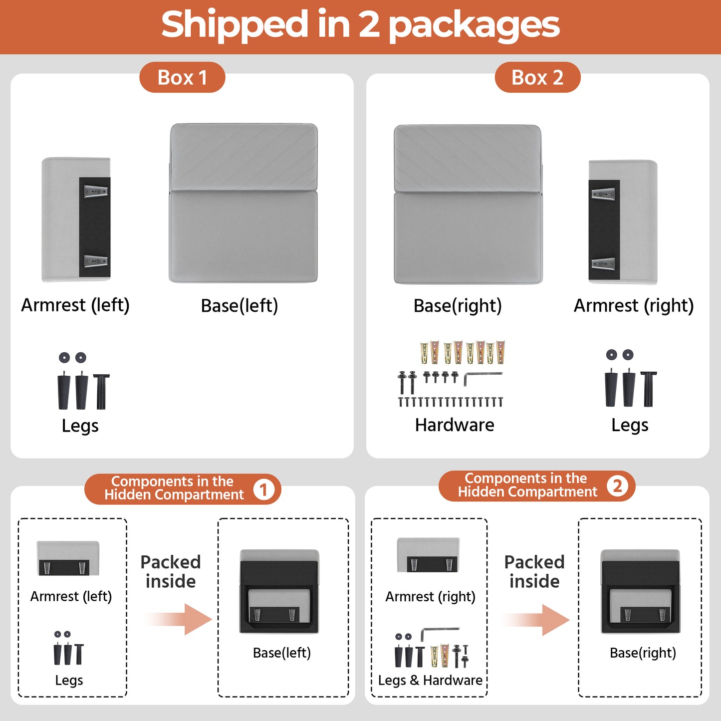 Costoffs Contemporary Sofa Bed Convertible Sofa Futon Couch Fabric 3-Seater Sofa Bed