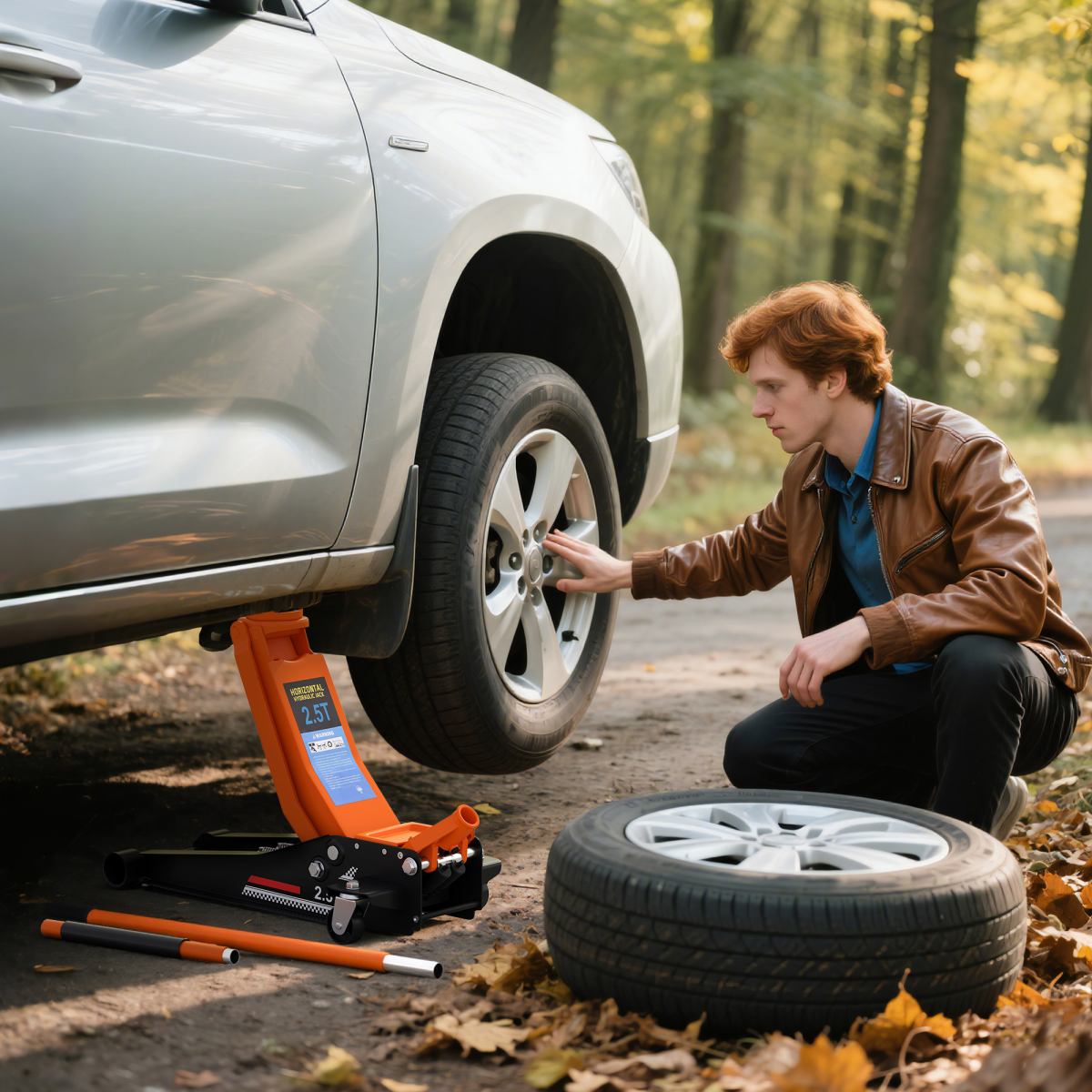 PowerLift 2.5 Ton Low Profile Hydraulic Trolley Jack - Effortless Vehicle Lifts