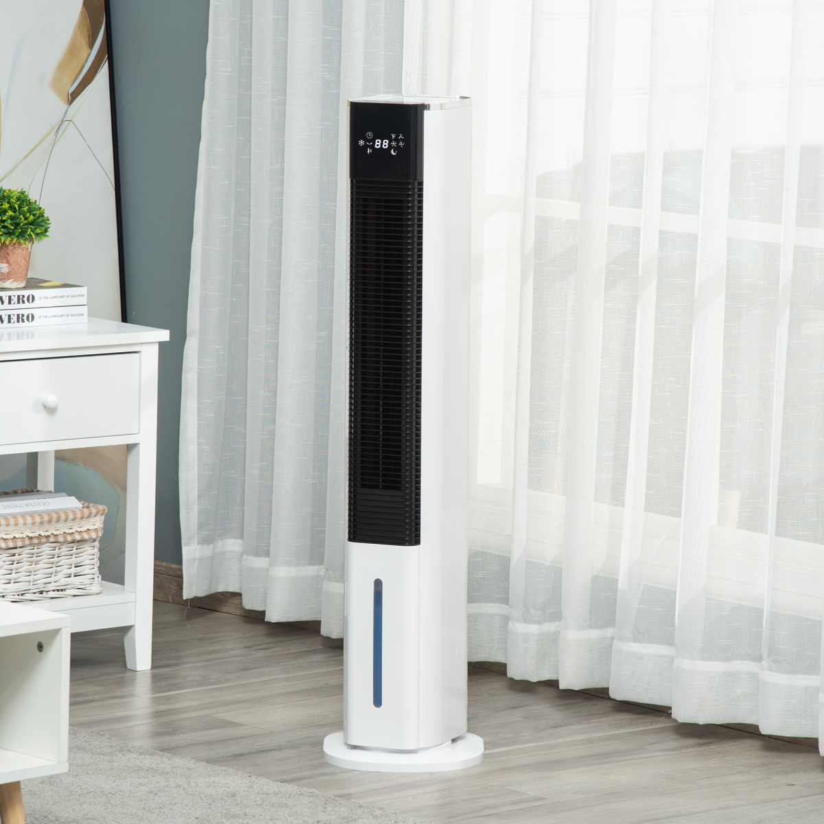 ChillMaster 3-in-1 Air Cooler & Humidifier: Refresh, Cool, and Relax Anywhere!