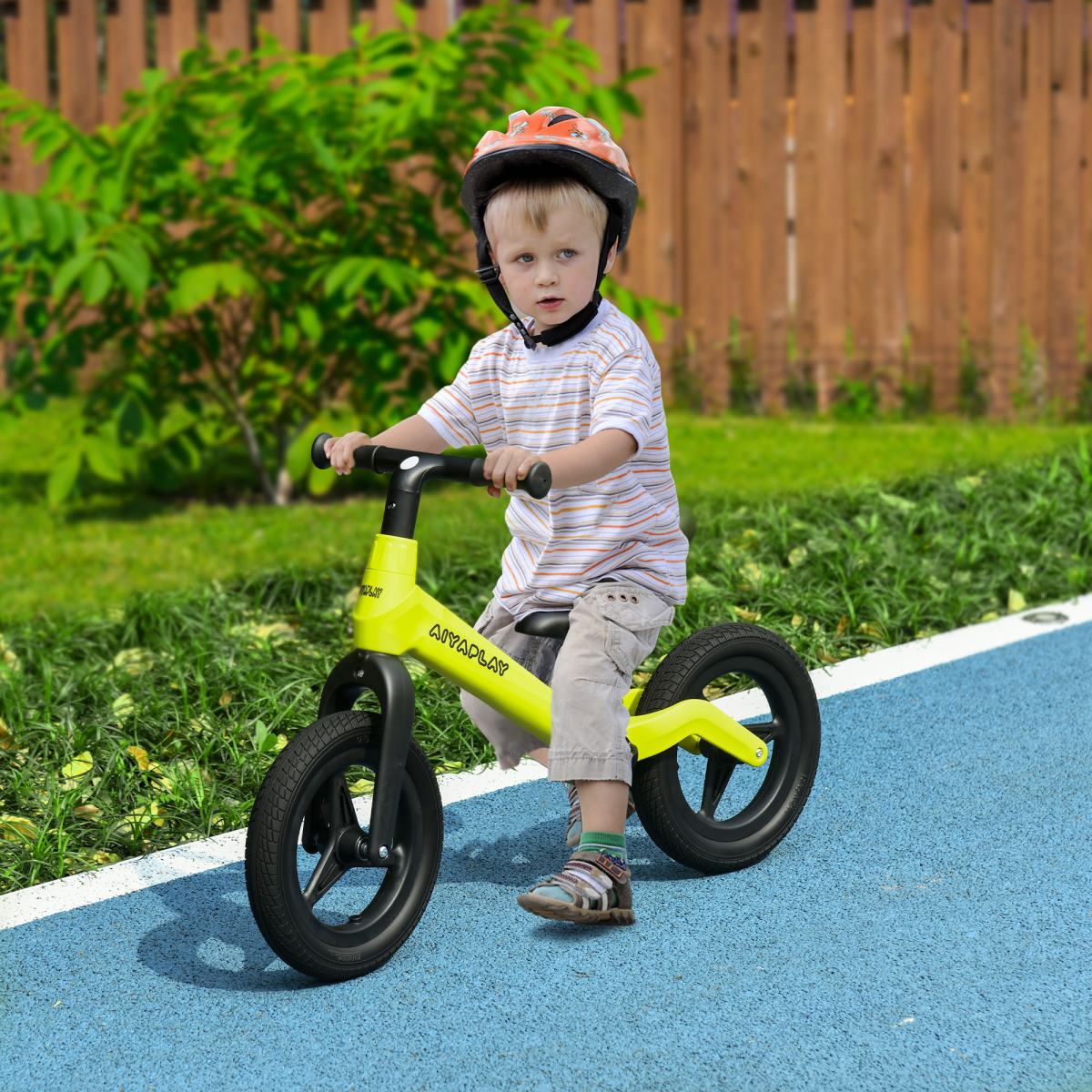 Green Adjustable Baby Balance Bike - Seat & Handlebar, 2-6 Years