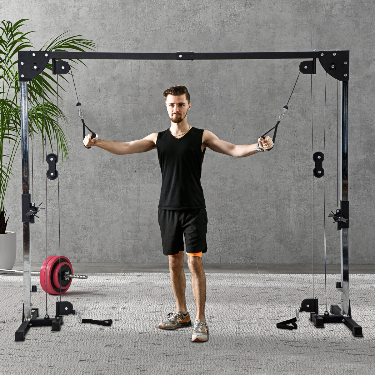 SPORTNOW Cable Crossover Machine: Ultimate All-in-One Strength Training Tool