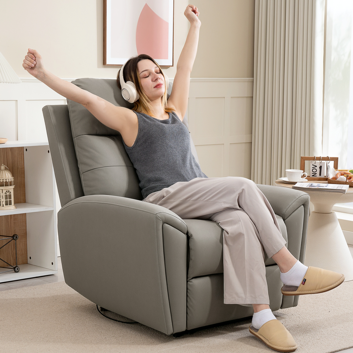 Grey Recliner Armchair: Ultimate Comfort for Your Living Room Oasis