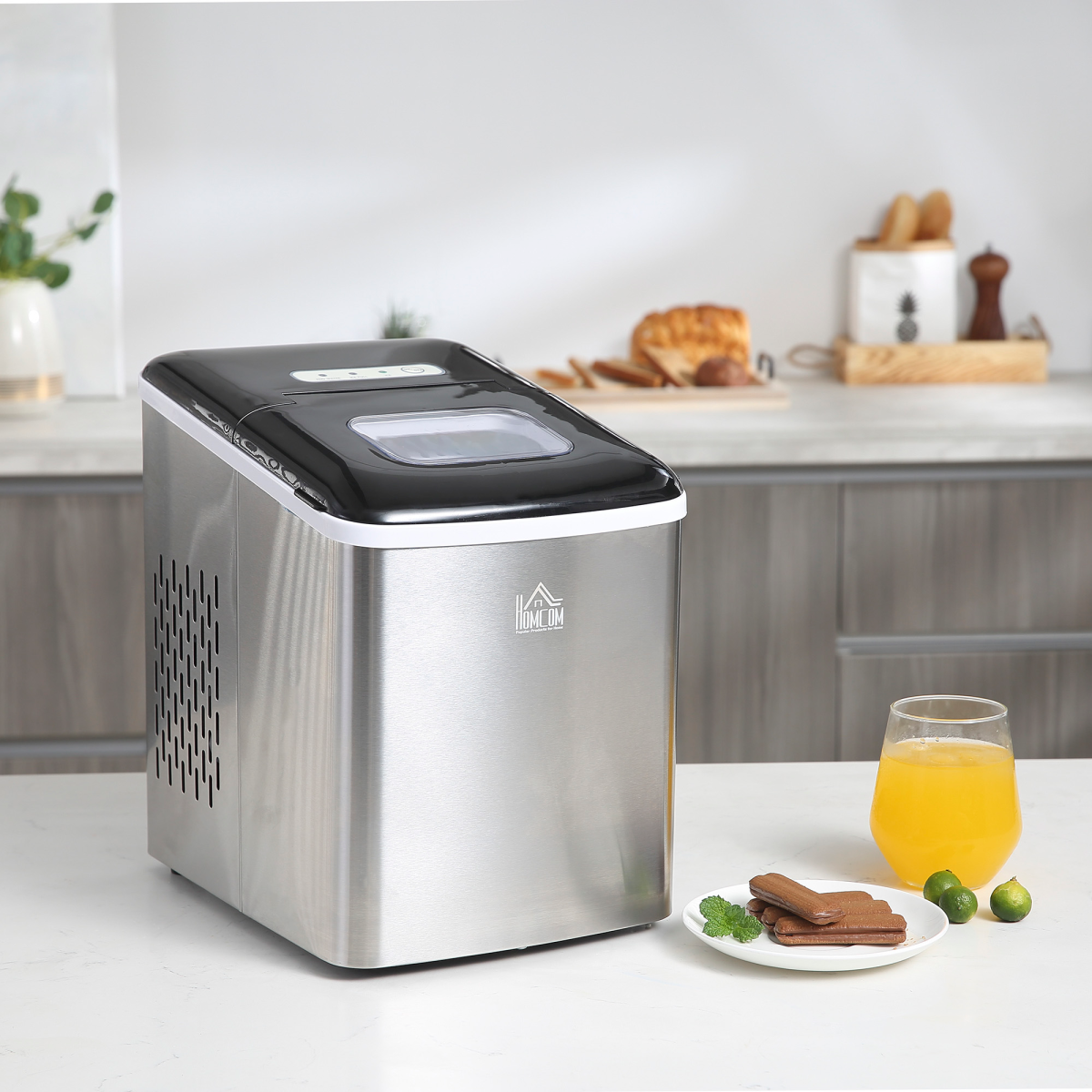 Instant Chill: Portable Countertop Ice Maker - Fresh Ice Anytime!